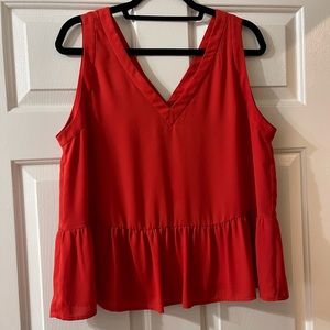 LOFT peplum tank